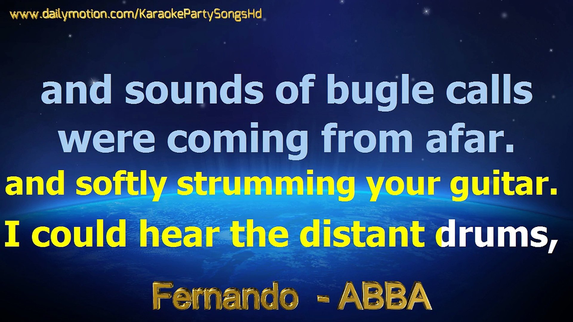 ⁣Fernando - ABBA - Karaoke Party Songs HD