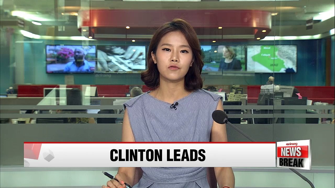 Clinton holds double-digit lead over Trump for first time since last fall