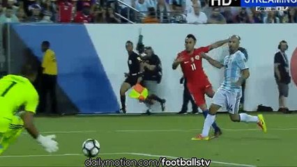 Eduardo Vargas Amazing Chance  - Argentina vs Chile - Copa America Final - 27/06/2016