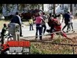 Ratchet Black Men and Black Women Fight Neighbors Acting Hood And Ghetto