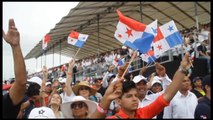 Muestras de patriotismo en la inauguración del nuevo Canal de Panamá