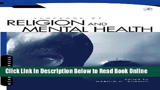 Read Handbook of Religion and Mental Health  Ebook Free