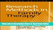 Read Research Methods in Family Therapy, Second Edition  Ebook Free