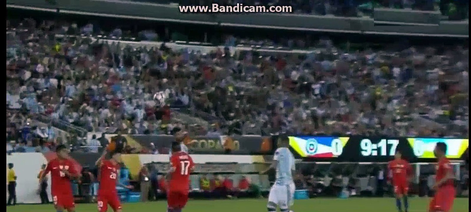 PENALTY MISS Leo Messi - Argentina 0-0 Chile Copa America