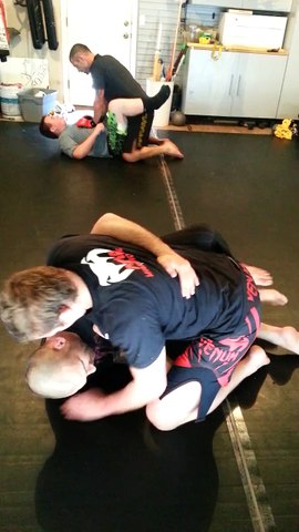 When your positioning is good it allows you to get creative with your submissions ...uncovered a slick new pathway ...le