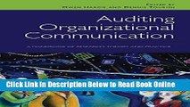 Read Auditing Organizational Communication: A Handbook of Research, Theory and Practice  Ebook Free