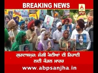 Candle march for war prisoners