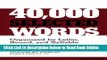 Read 40,000 Selected Words: Organized by Letter, Sound, and Syllable  Ebook Online