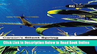 Read Carson s Silent Spring: A Reader s Guide (Reader s Guides)  Ebook Free