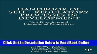 Read Handbook of Self-Regulatory Processes in Development: New Directions and International