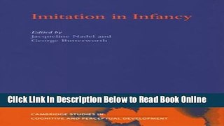 Read Imitation in Infancy (Cambridge Studies in Cognitive and Perceptual Development)  Ebook Free