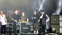 Shinedown - Happy Birthday Hoogie (Road Crew Member) LIVE Houston / Woodlands Tx 7/11/15