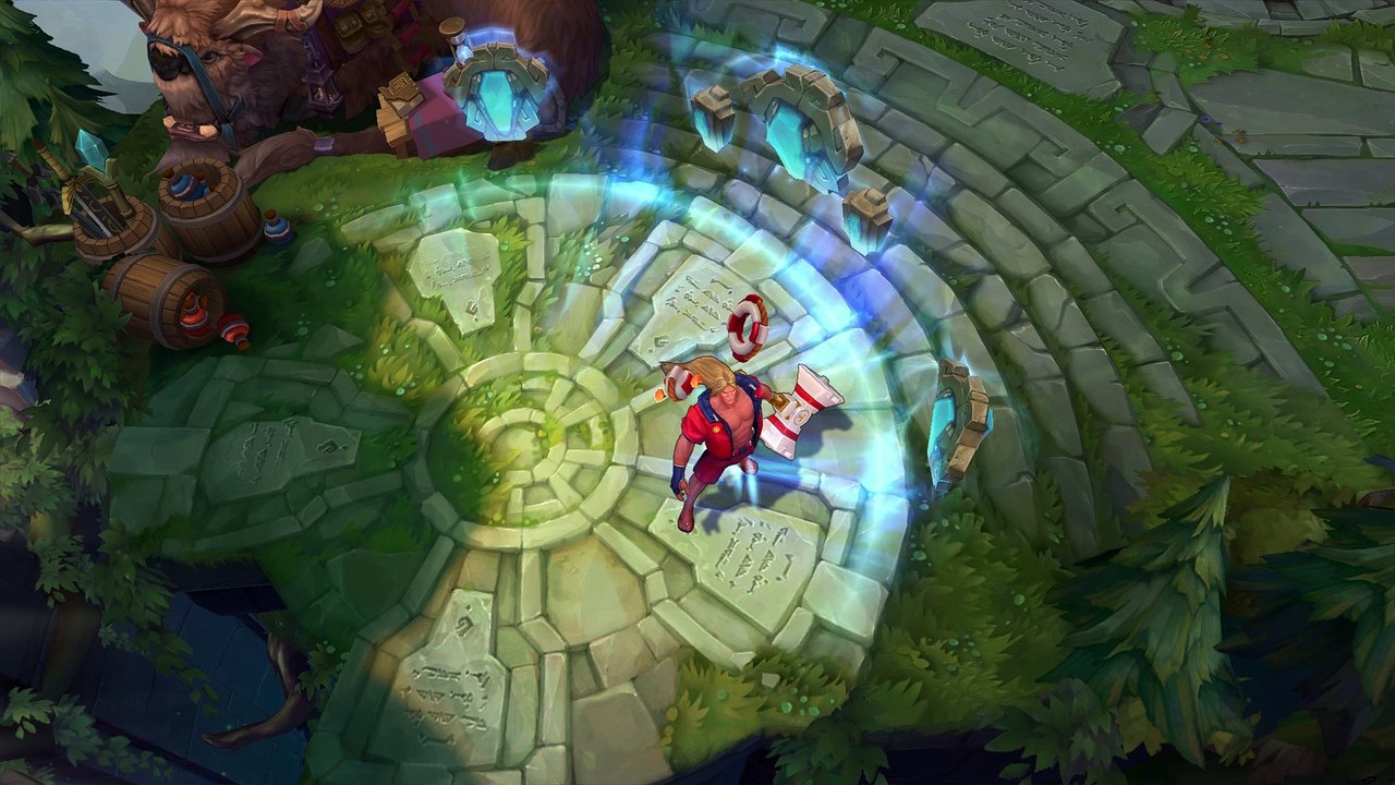 Pool Party Taric Aperçu Skin League of Legends