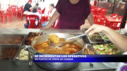 Se incrementarán los operativos en puestos de ventas de comidas