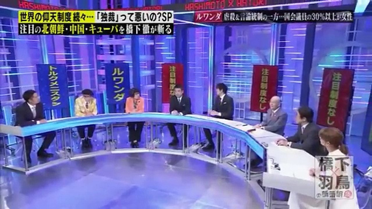 橋下 羽鳥の新番組 仮 16年6月27日 Video Dailymotion