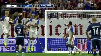 messi coup franc  - Argentina vs USA - Coupe America 2016