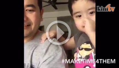 #maketime4them: Rafizi luang masa dengan anak