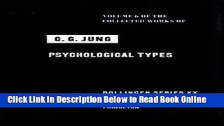 Read Psychological Types (Collected Works of C.G. Jung, Volume 6)  PDF Online