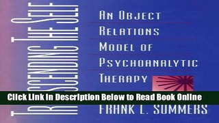 Read Transcending the Self: An Object Relations Model of Psychoanalytic Therapy  Ebook Free