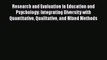 Read Research and Evaluation in Education and Psychology: Integrating Diversity with Quantitative