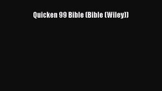 Download Quicken 99 Bible (Bible (Wiley)) Ebook Online