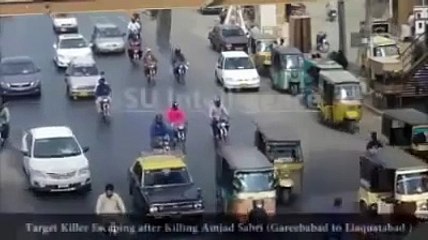 CCTV Footage Killers Of Amjad Sabri   Liaquatabad