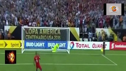 ضربات جزاء مباراة تشيلى والأرجنطين 4-2 نهائى كوبا أمريكا 2016