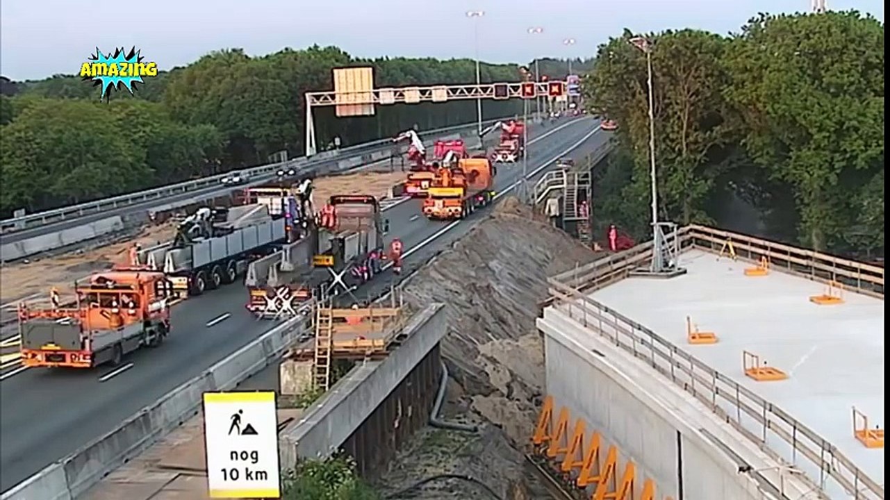 How the Dutch build a tunnel under a highway in one weekend