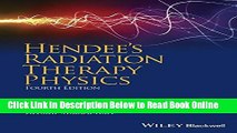 Read Hendee s Radiation Therapy Physics  Ebook Online