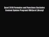 Read Excel 2016 Formulas and Functions (includes Content Update Program) (MrExcel Library)