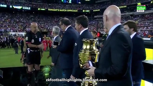 Argentina vs Chile HD Full Trophy Ceremony & Celebration - Copa America Centenario Final - 26.06.2016 HD