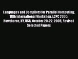 Read Languages and Compilers for Parallel Computing: 18th International Workshop LCPC 2005