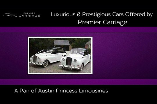 Luxurious & Prestigious Wedding Cars Offered by Premier Carriage