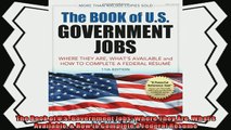 behold  The Book of US Government Jobs Where They Are Whats Available  How to Complete a