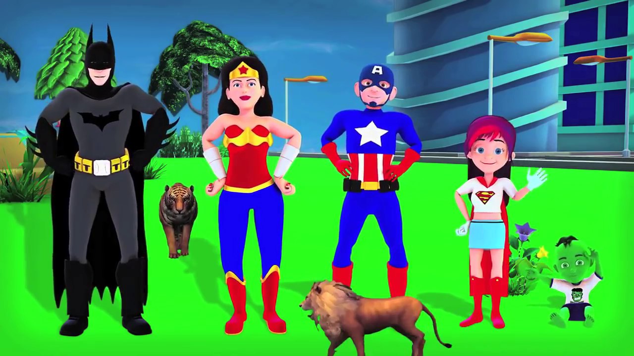 Finger Family Funny HollyWood SuperHero Rhymes New York City