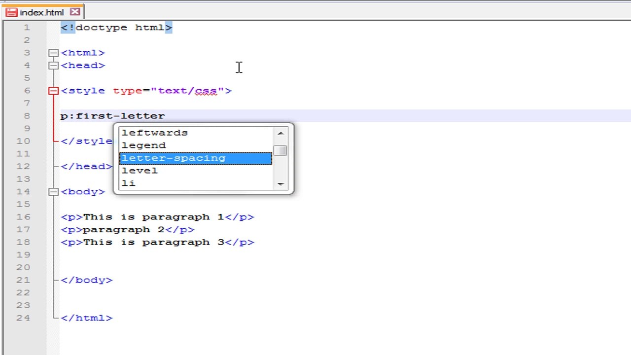 HTML CSS Pseudo Elements Part 34