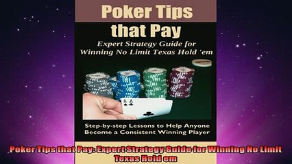 No limit poker strategy