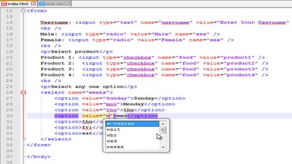 HTML CSS Continue working on Form Part 40 Repost
