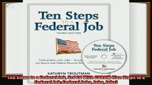 complete  Ten Steps to a Federal Job 3rd Ed With CDROM Ten Steps to a Federal Job Federal Jobs