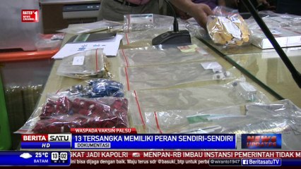 Peran 13 Tersangka Peredaran Vaksin Palsu