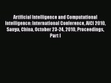 Read Artificial Intelligence and Computational Intelligence: International Conference AICI