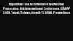 Read Algorithms and Architectures for Parallel Processing: 9th International Conference ICA3PP