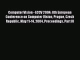 Read Computer Vision - ECCV 2004: 8th European Conference on Computer Vision Prague Czech Republic