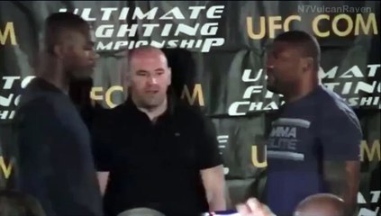 Jon Jones vs Quinton Rampage Jackson Stare Down