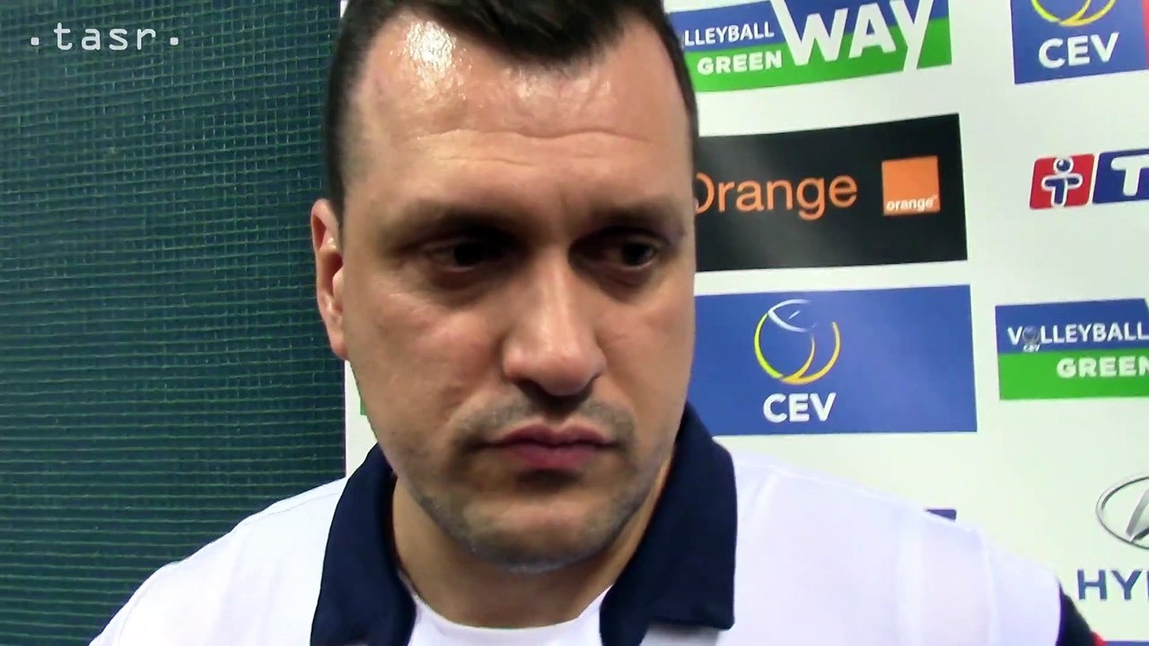 VOLEJBAL-EL: Tréner SR M. Rojko hodnotí výhru nad Slovinskom