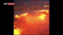 Singapur Havayolları uçağında yangın çıktı