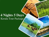4 Nights 5 Days  Kerala Tour Package