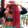 Tutorial Hijab Kerudung Segi Empat Paris Modern Untuk Acara Lebaran