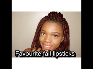 Favorite Fall Lipsticks