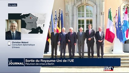 Sortie du Royaume-Uni de l'UE: réunion de crise à Berlin